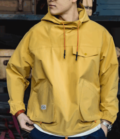 Men’s Outdoor Multi-Pocket Hooded Jacket